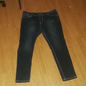 Denim skinny jeans